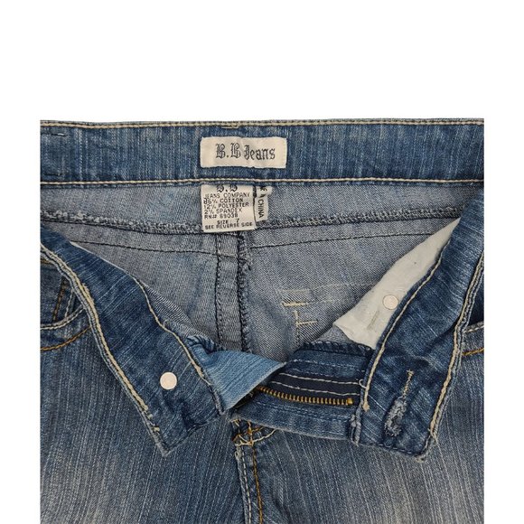 New BB Jeans Denim Capri Size 7 New Rhinestone - Picture 7 of 8